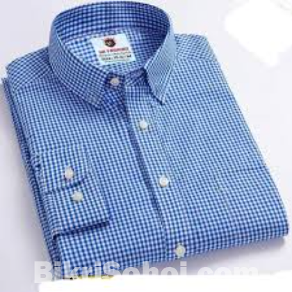 Cotton Official Formal Check Shirt